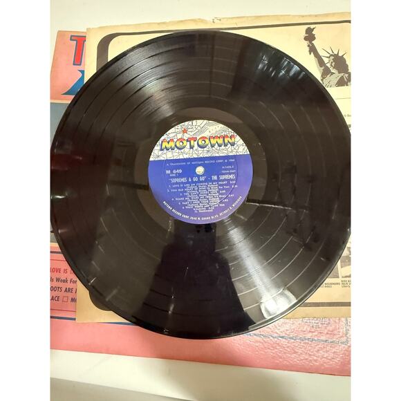 Diana Ross & The Supremes A Go Go Motown 1966 M-649 12" Vinyl Record - Picture 3 of 11